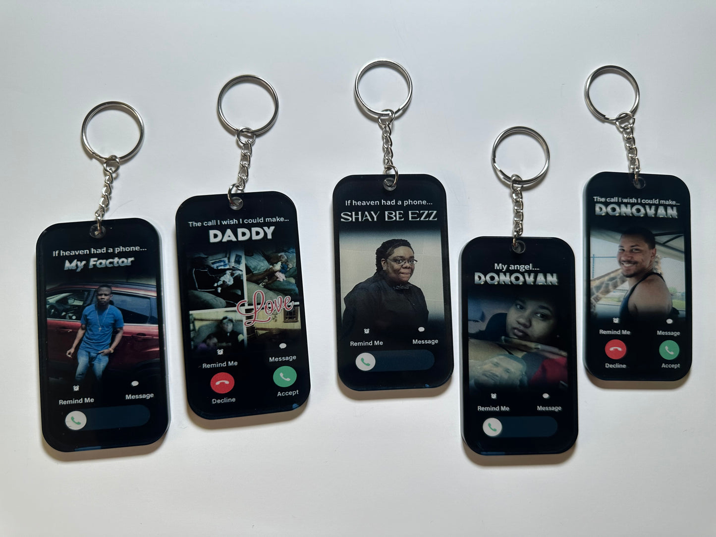 Acrylic Phone Keychain