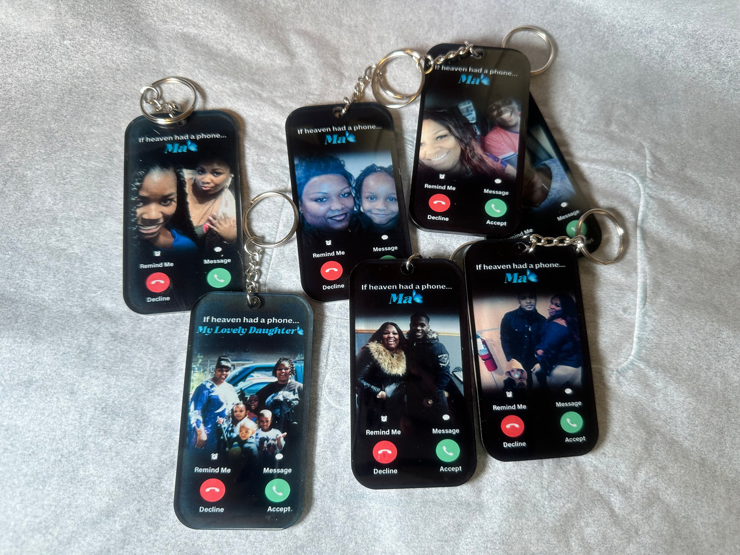 Acrylic Phone Keychain