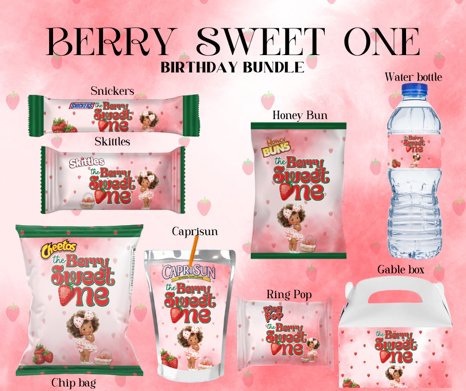 Berry Sweet One Template