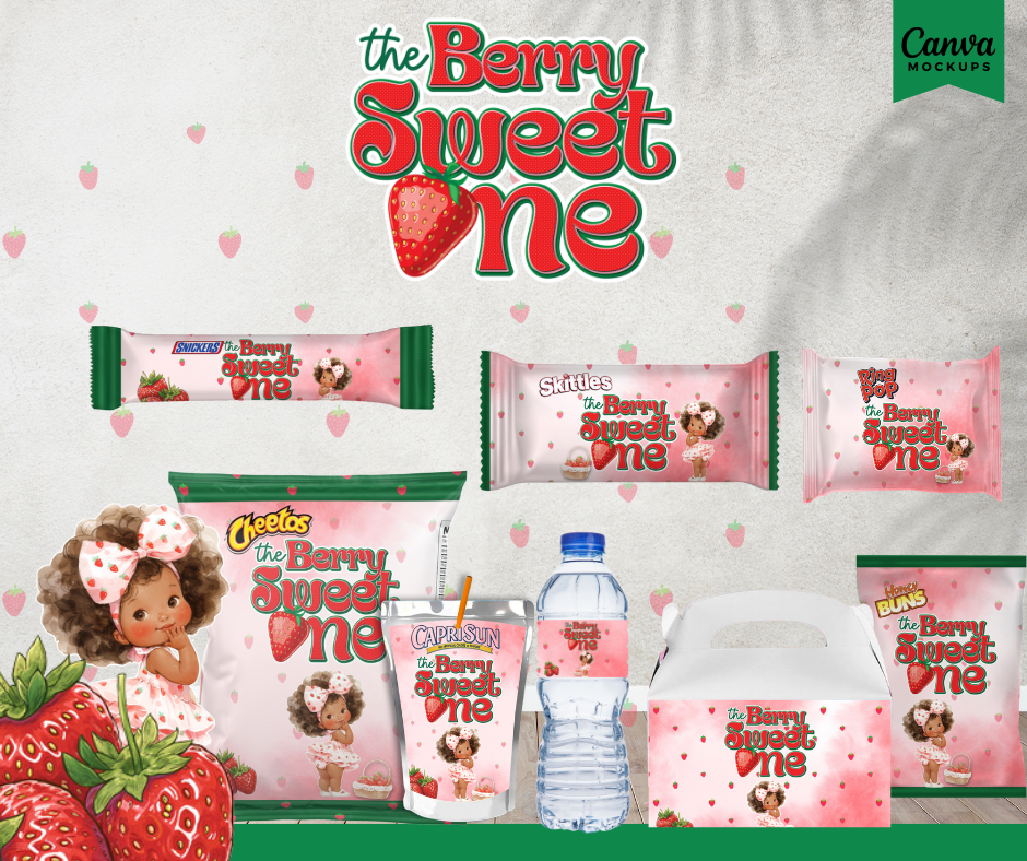Berry Sweet One Template