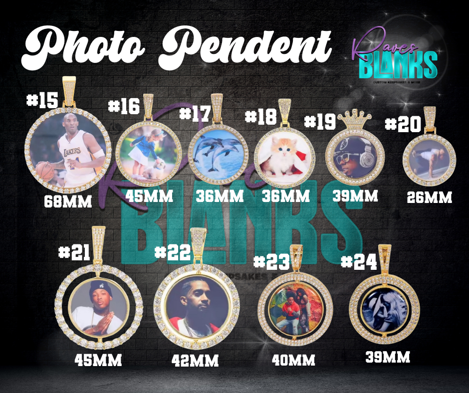 Blank Photo Pendents
