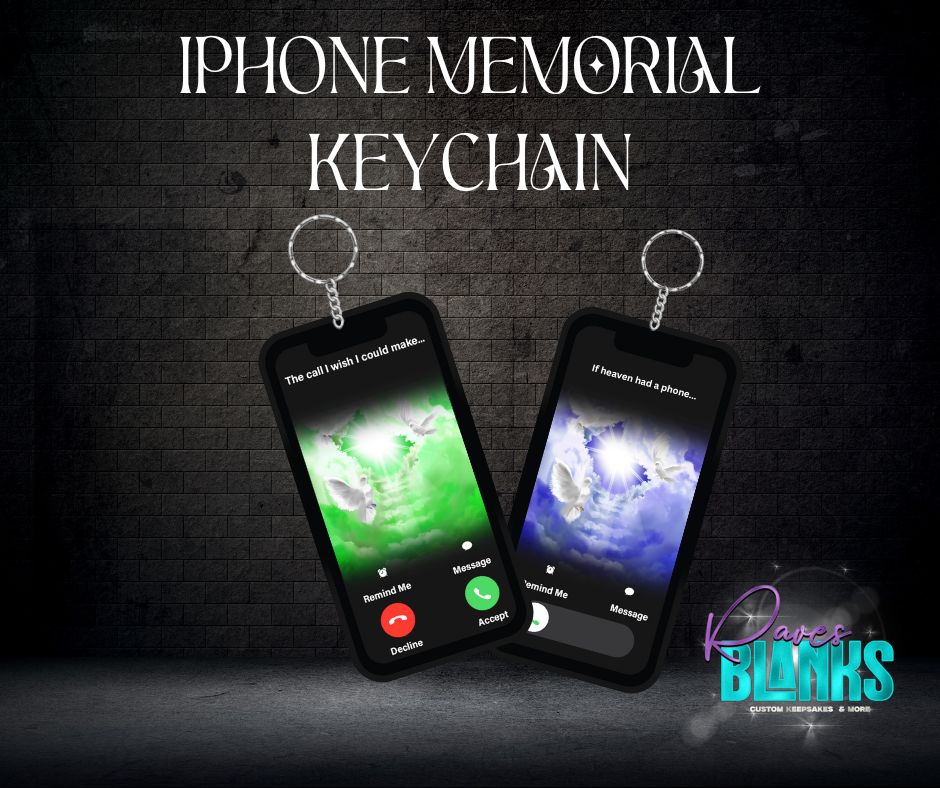 Acrylic Phone Keychain