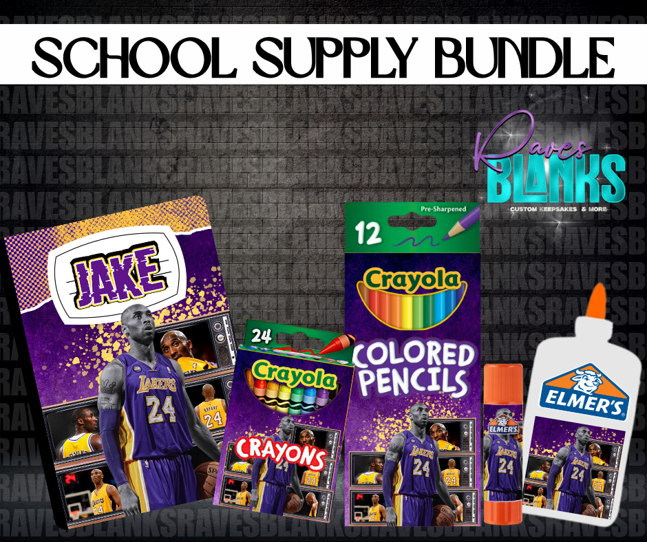Kobe School Supply Bundle