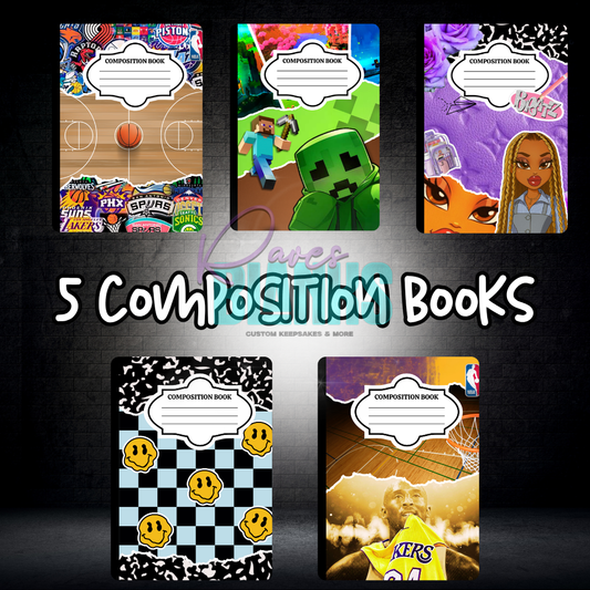 5 Composition Note Book